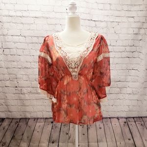 Free People Daydreamer boho top.  Small